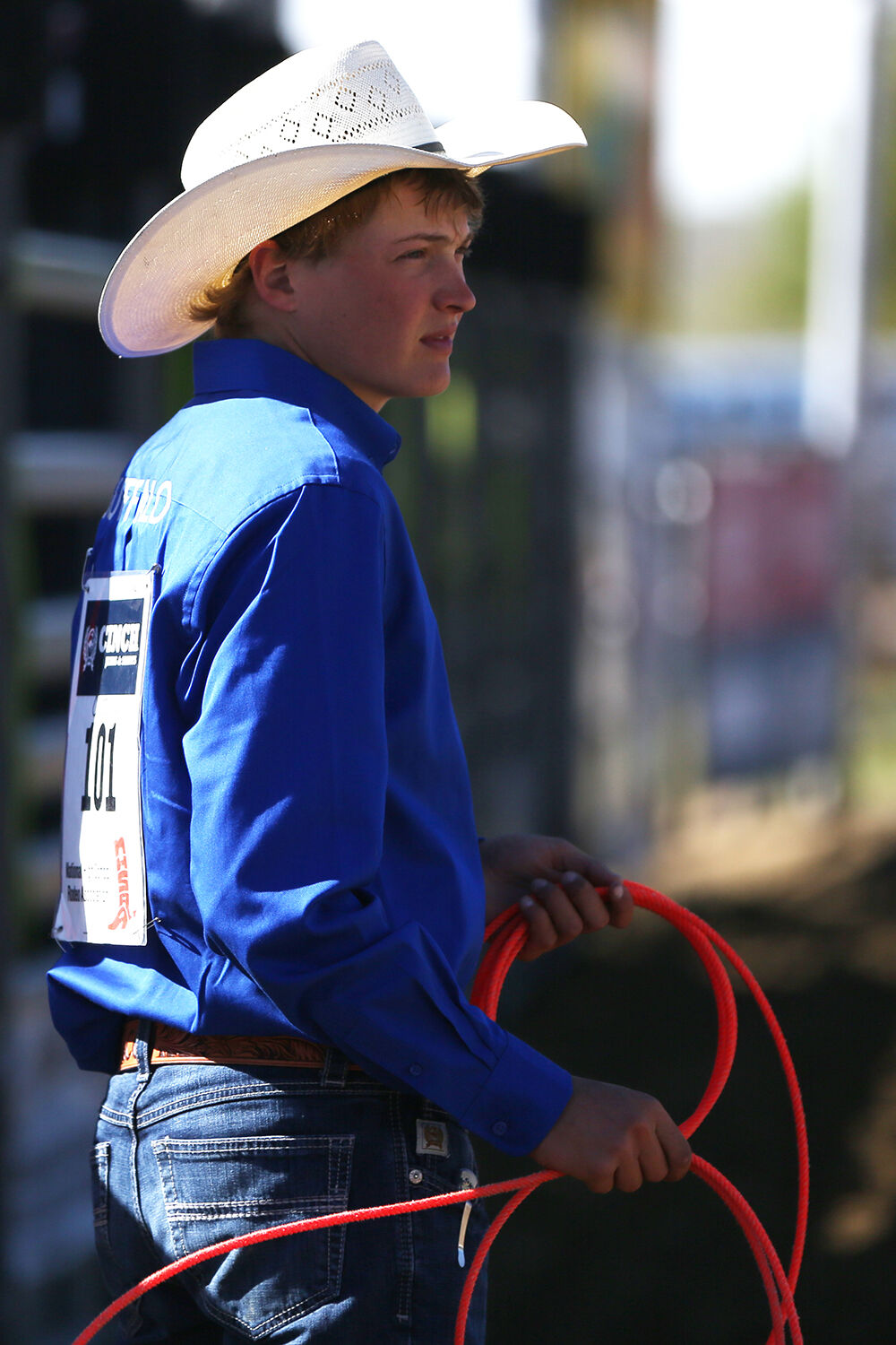 Coy Johnson watches